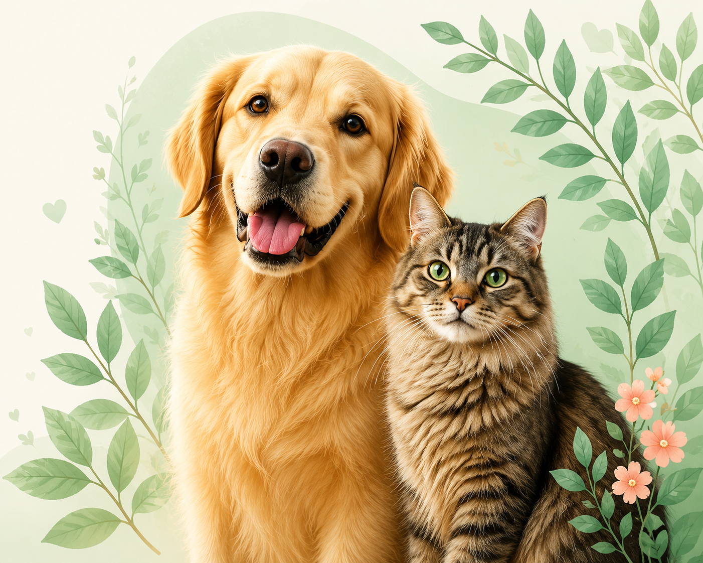 Happy dog and cat — CENTUO